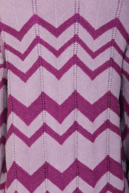 CARDIGAN APERTO CON MOTIVO ZIG-ZAG