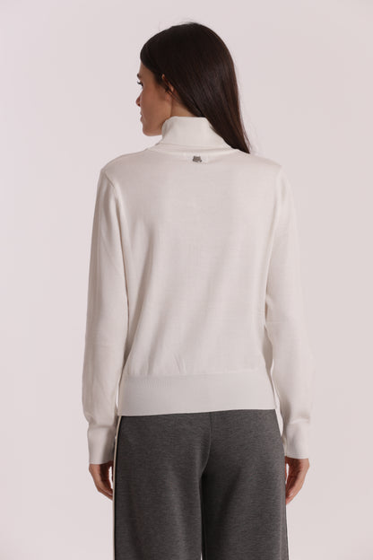 MAGLIA COLLO ALTO IN MANO FREDDA