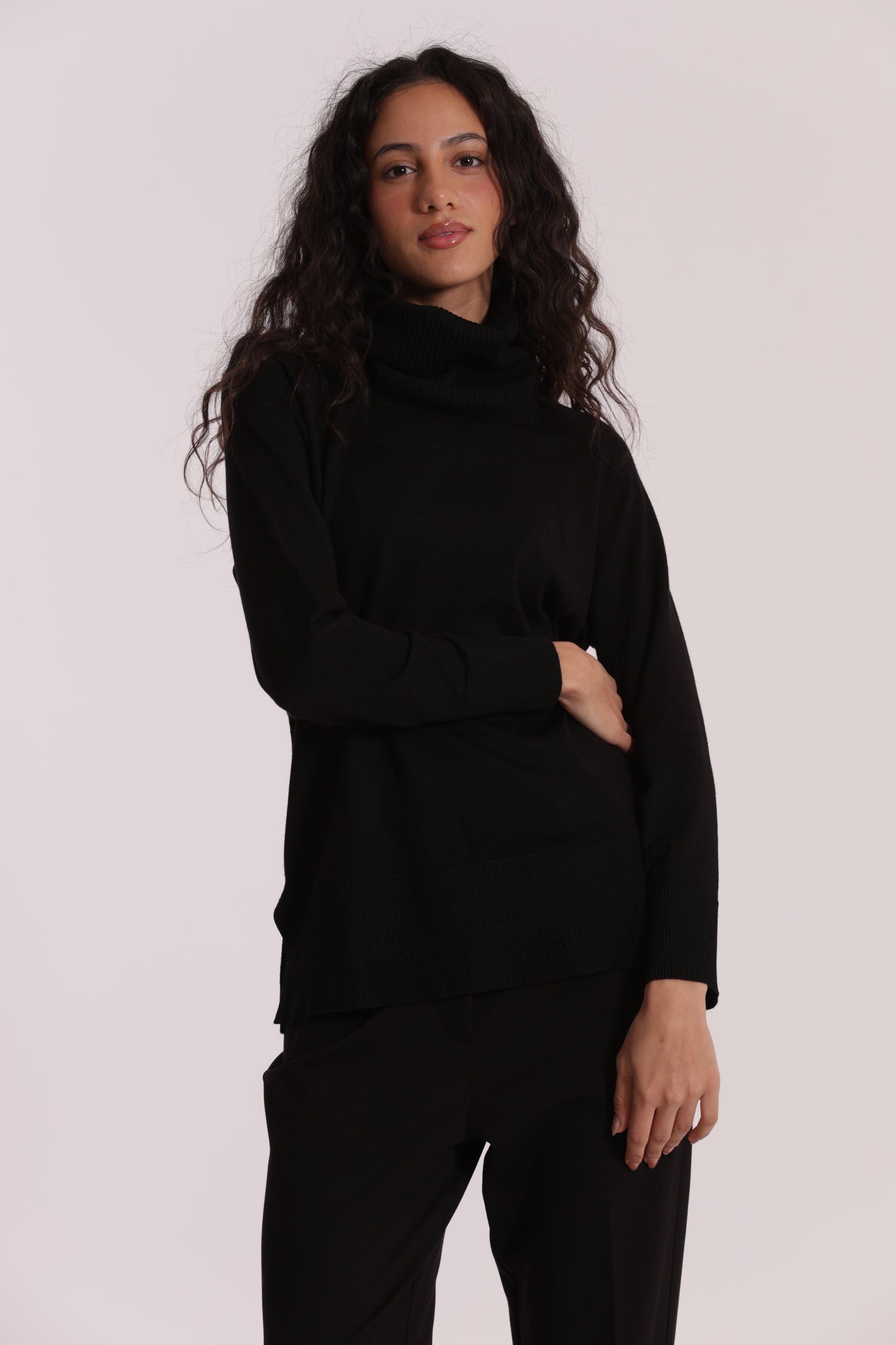 MAGLIA OVER CON SPACCHI LATERALI