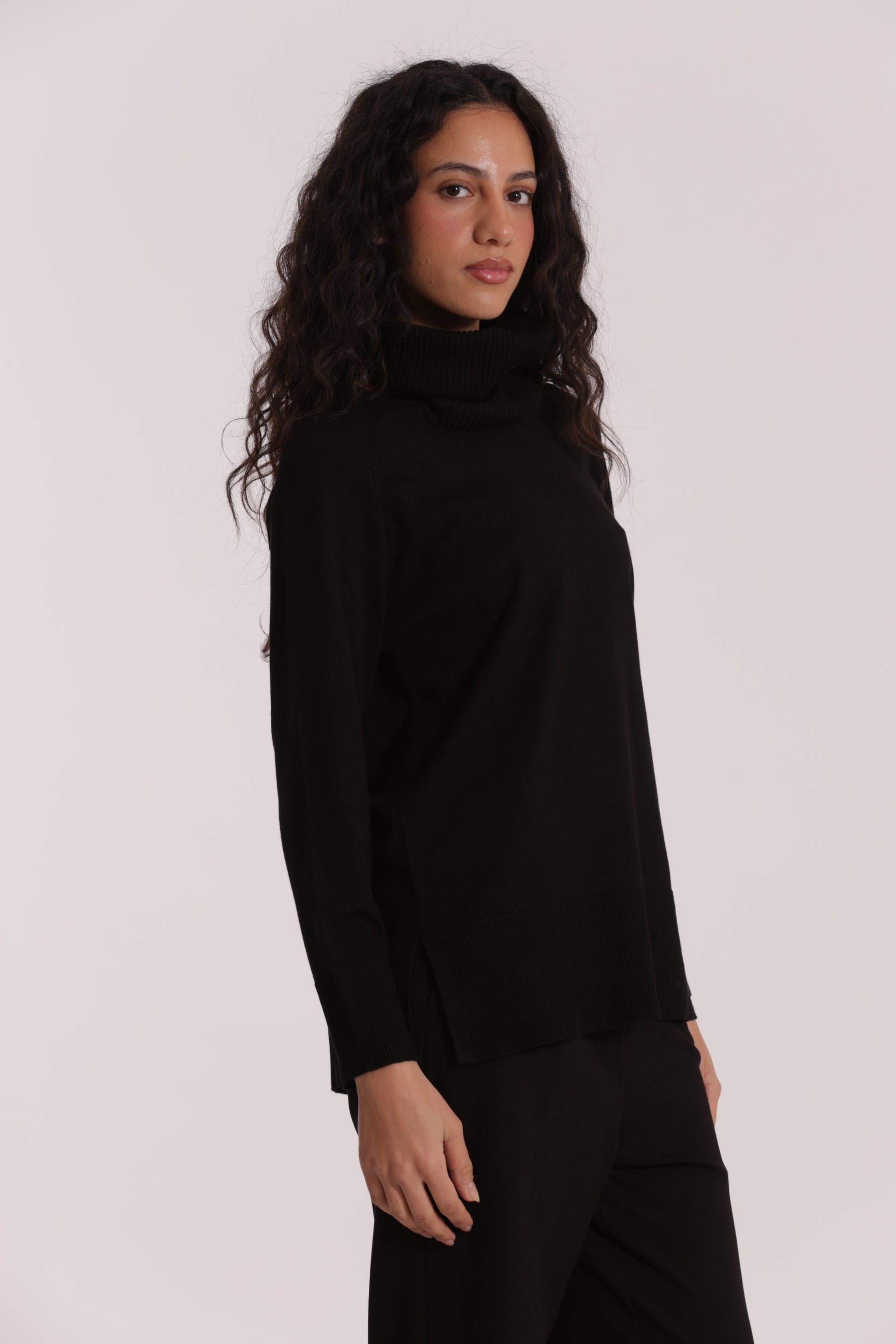 MAGLIA OVER CON SPACCHI LATERALI
