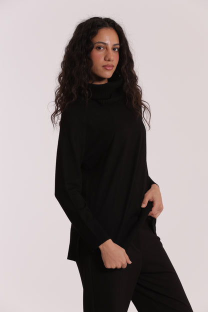 MAGLIA OVER CON SPACCHI LATERALI
