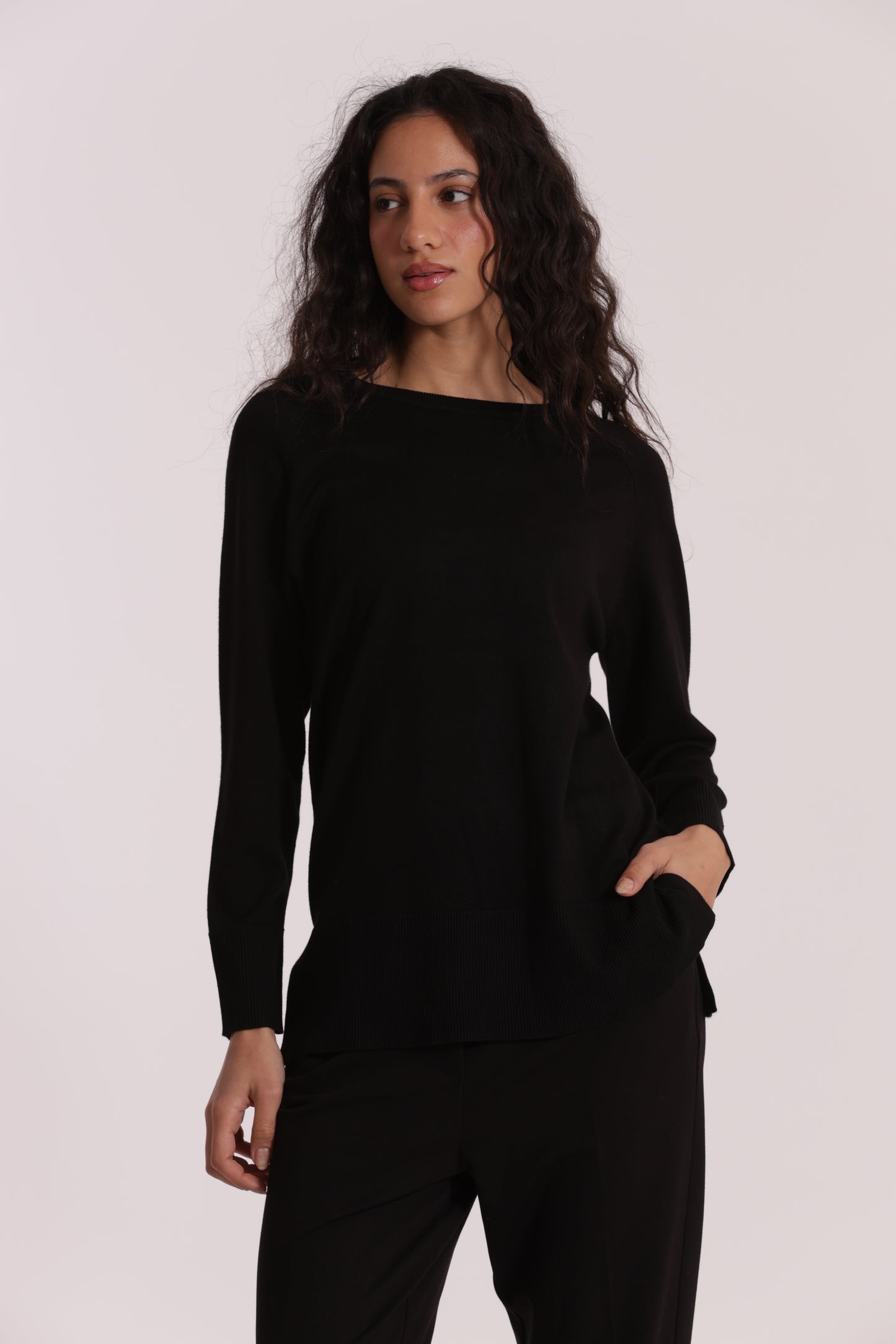 MAGLIA OVER CON SPACCHI LATERALI