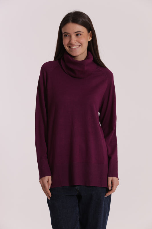 MAGLIA OVER CON SPACCHI LATERALI