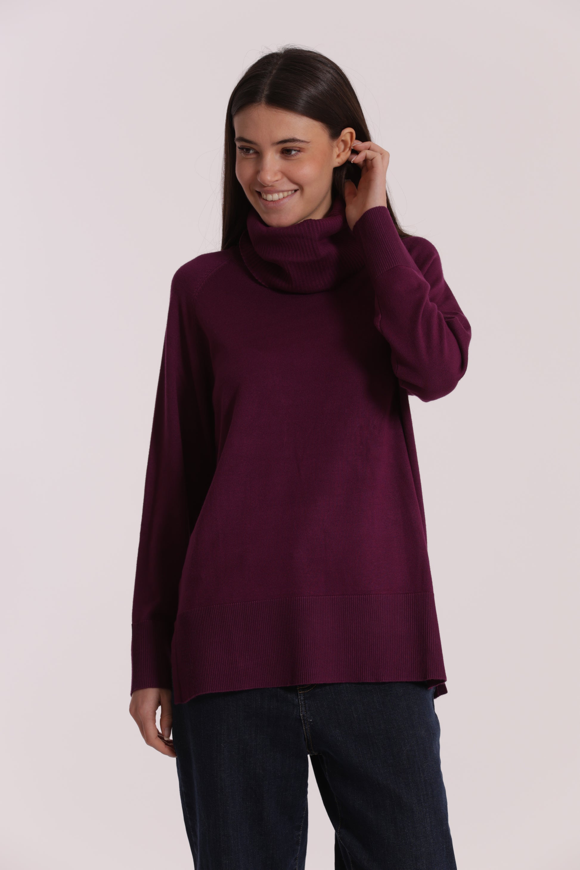 MAGLIA OVER CON SPACCHI LATERALI