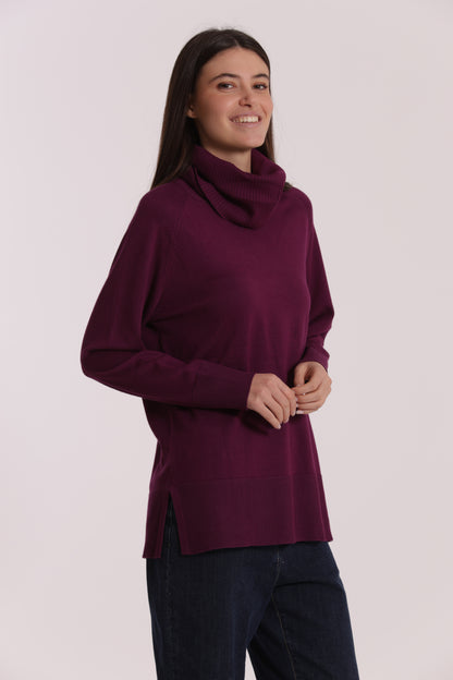 MAGLIA OVER CON SPACCHI LATERALI