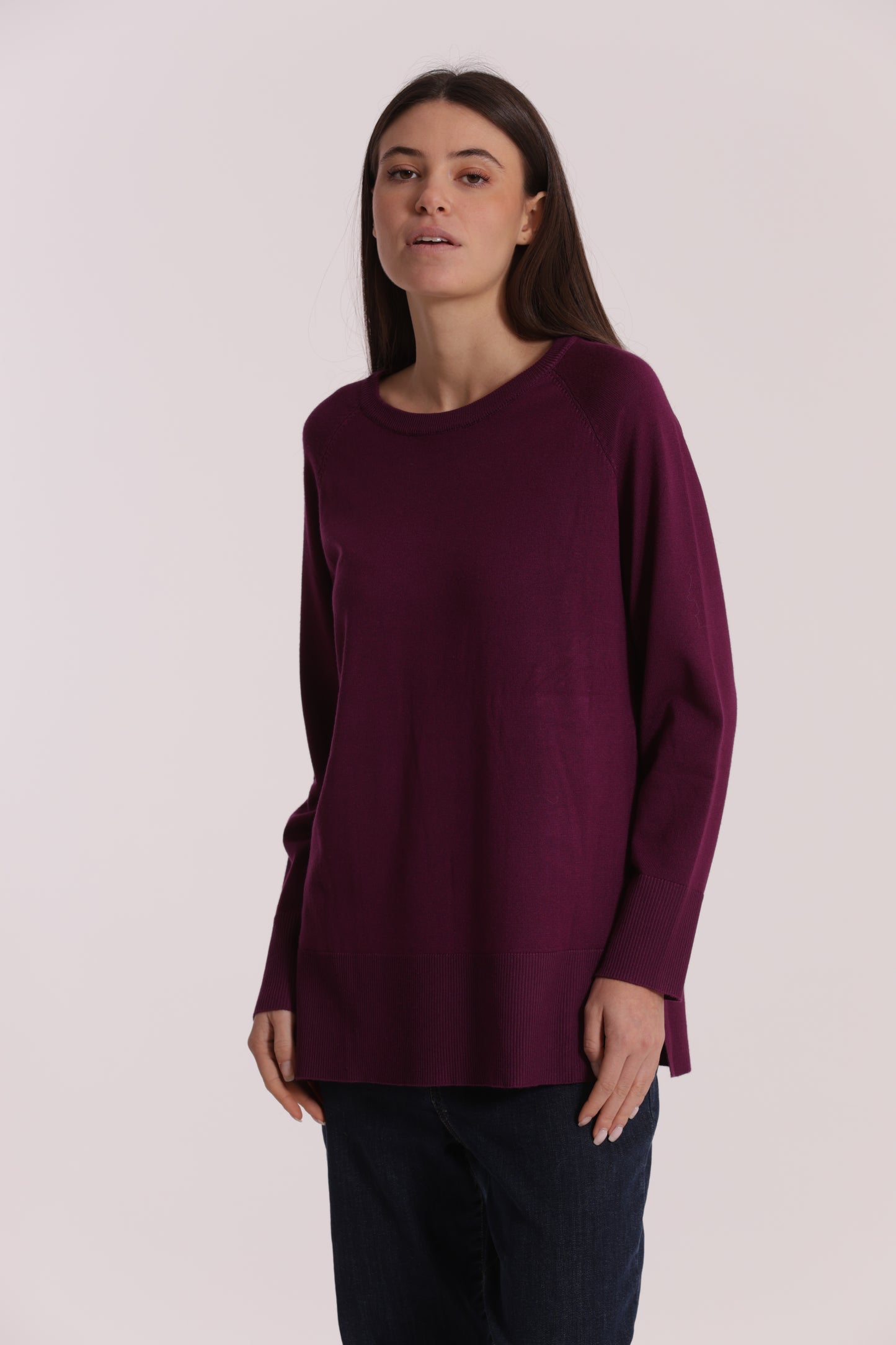 MAGLIA OVER CON SPACCHI LATERALI