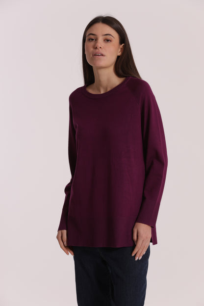 MAGLIA OVER CON SPACCHI LATERALI