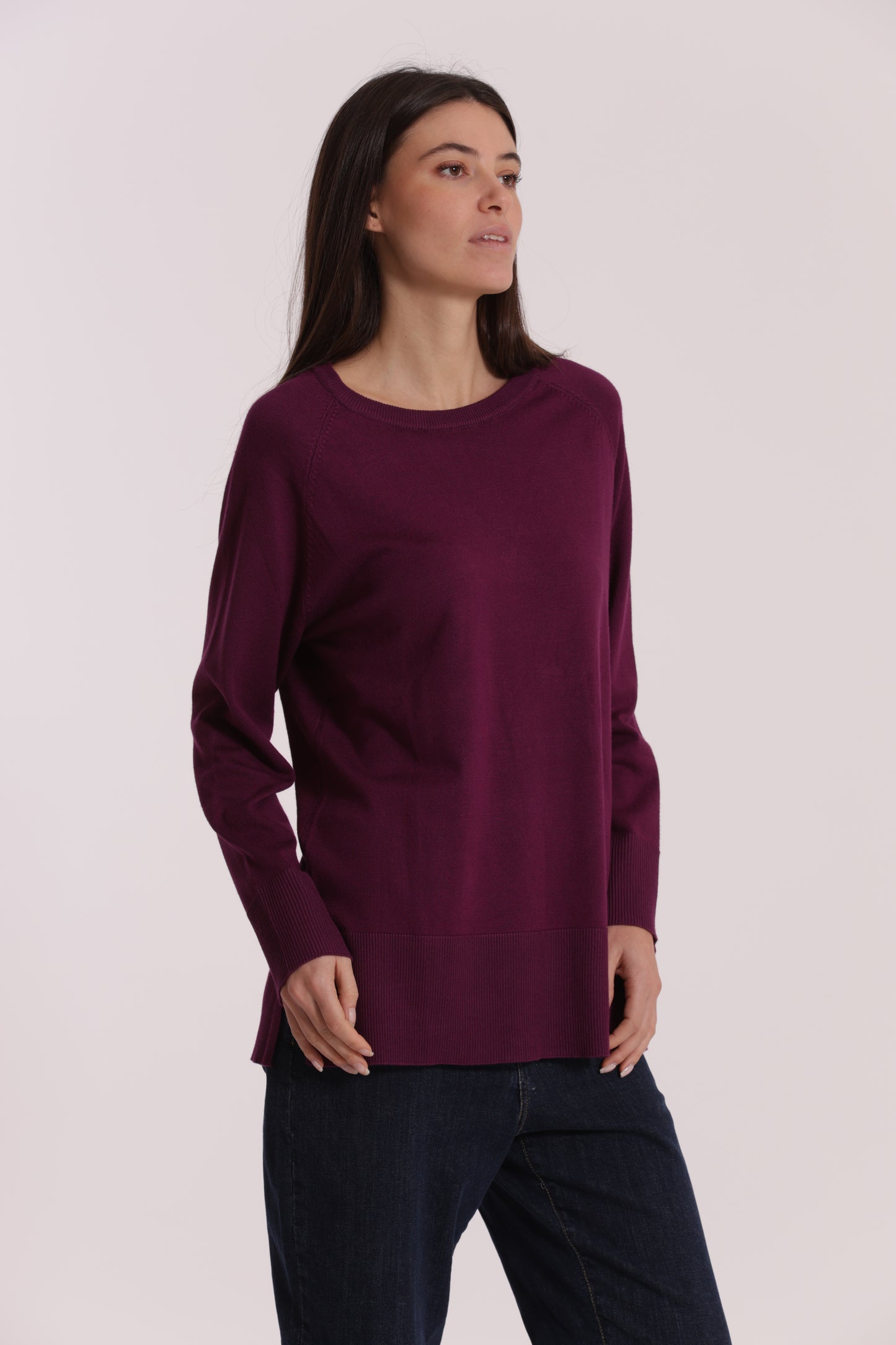 MAGLIA OVER CON SPACCHI LATERALI