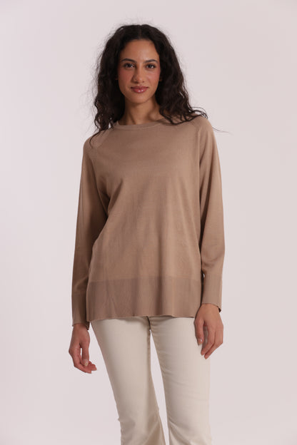 MAGLIA OVER CON SPACCHI LATERALI