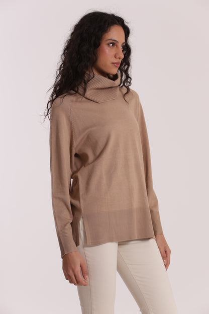 MAGLIA OVER CON SPACCHI LATERALI