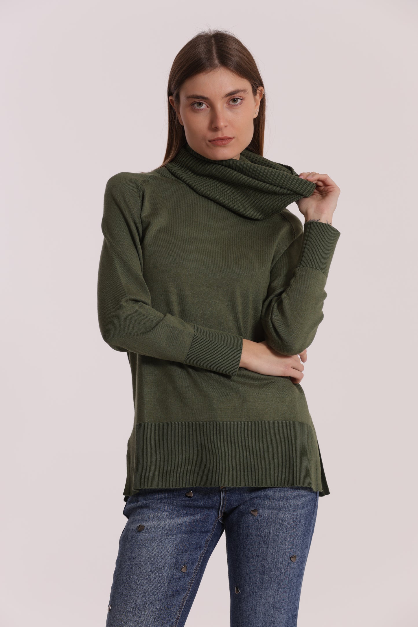 MAGLIA OVER CON SPACCHI LATERALI