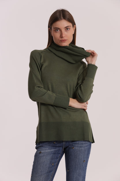 MAGLIA OVER CON SPACCHI LATERALI