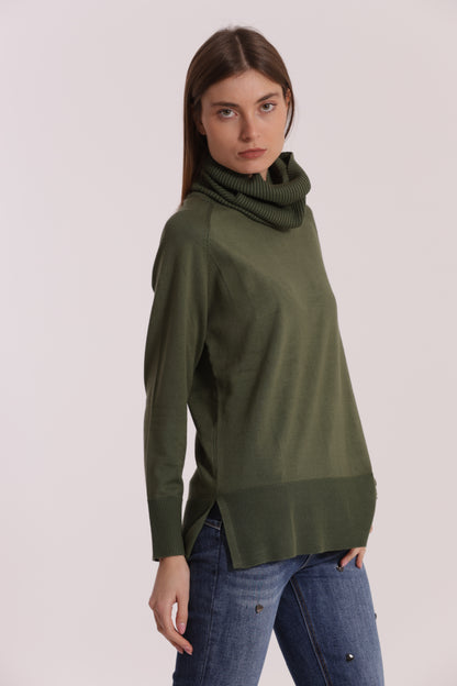 MAGLIA OVER CON SPACCHI LATERALI