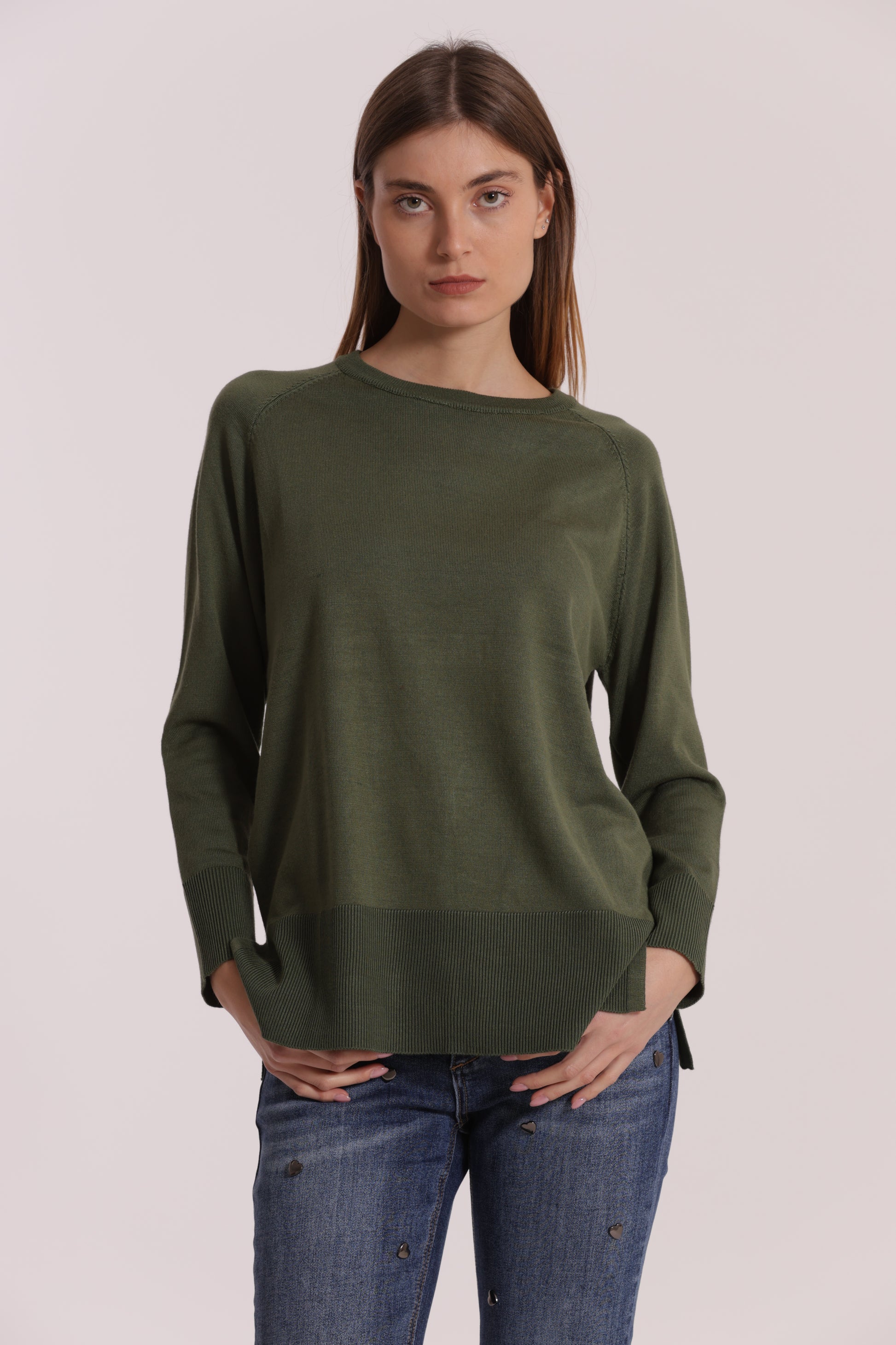 MAGLIA OVER CON SPACCHI LATERALI