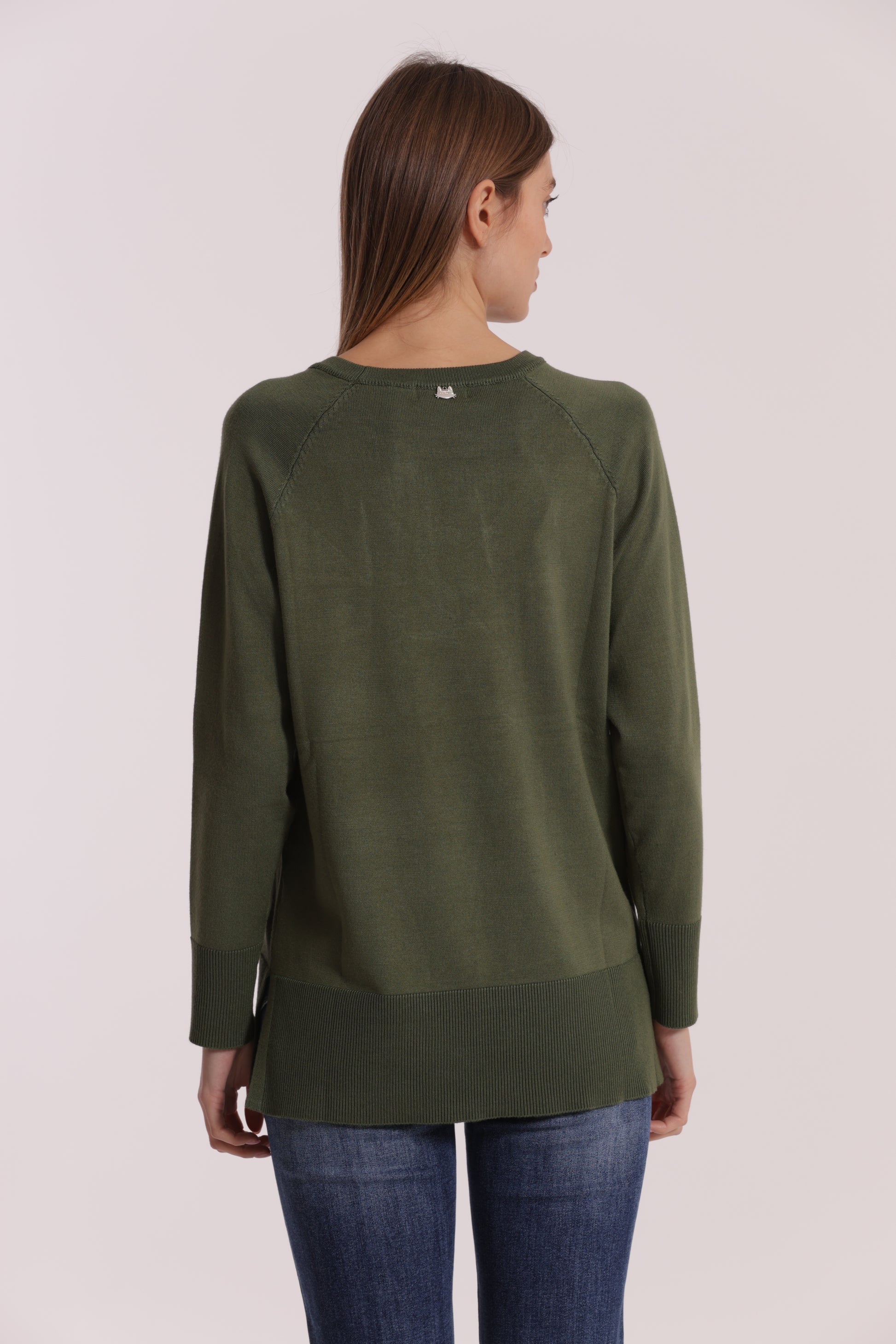 MAGLIA OVER CON SPACCHI LATERALI