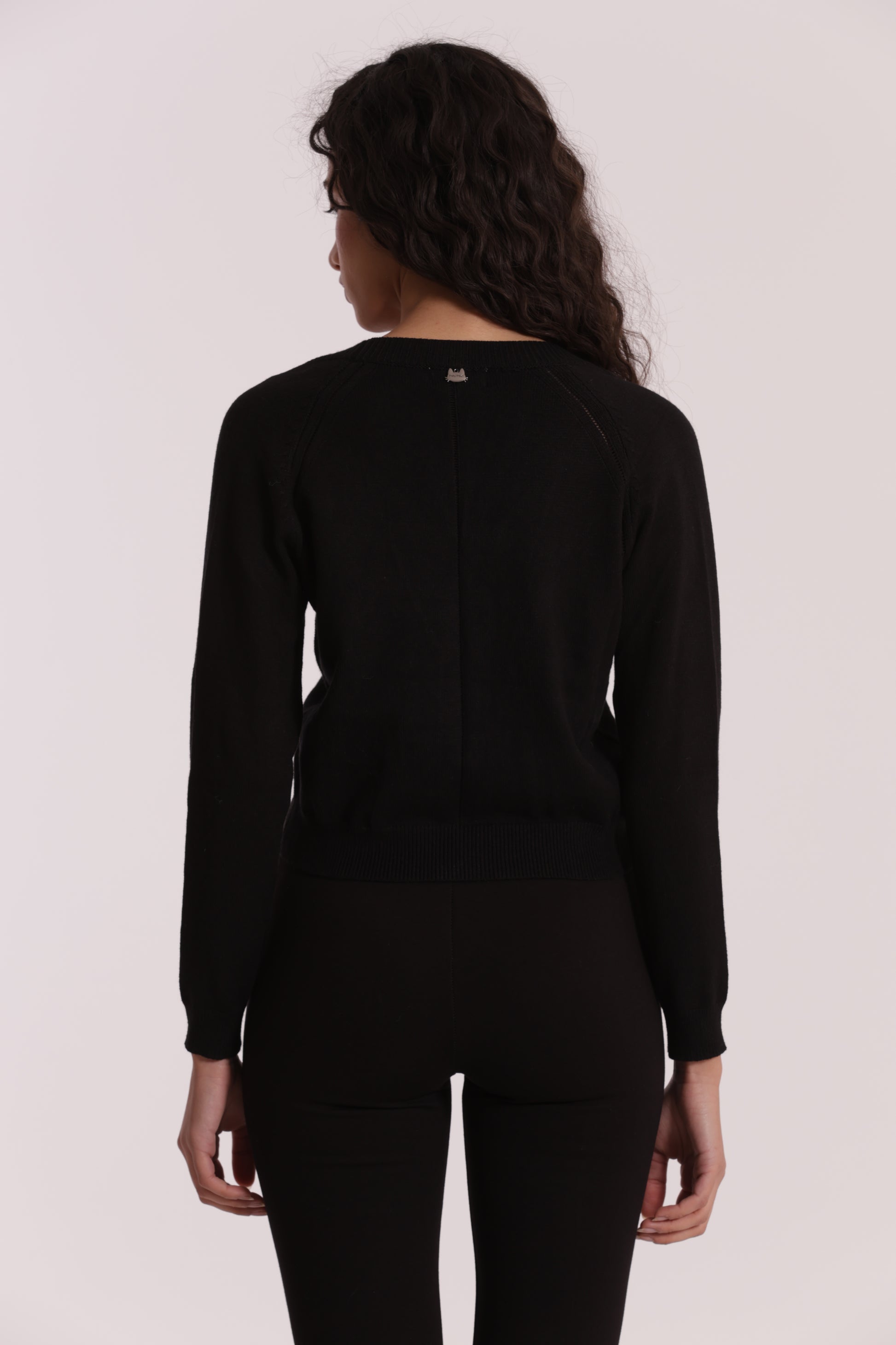 MAGLIA CARDIGAN CON BOTTONI GIOIELLO