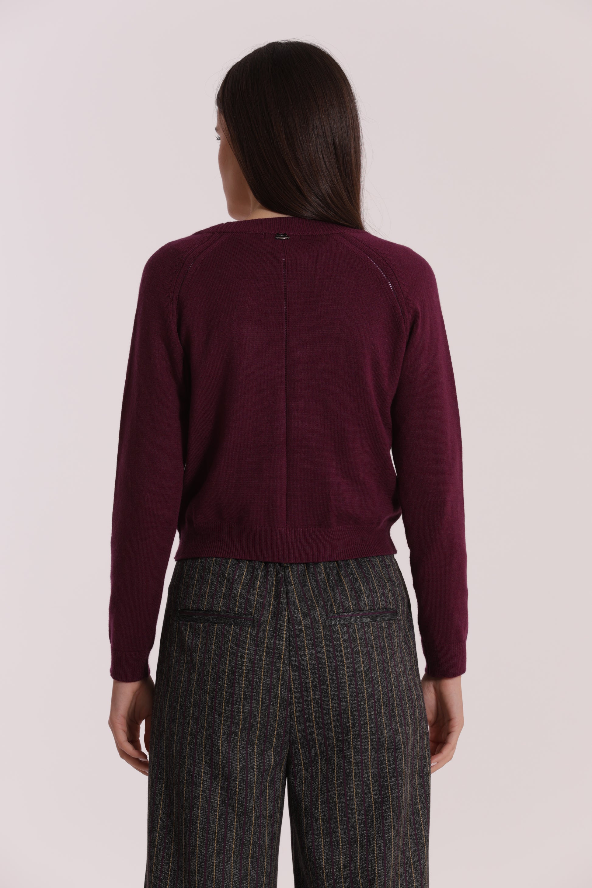 MAGLIA CARDIGAN CON BOTTONI GIOIELLO