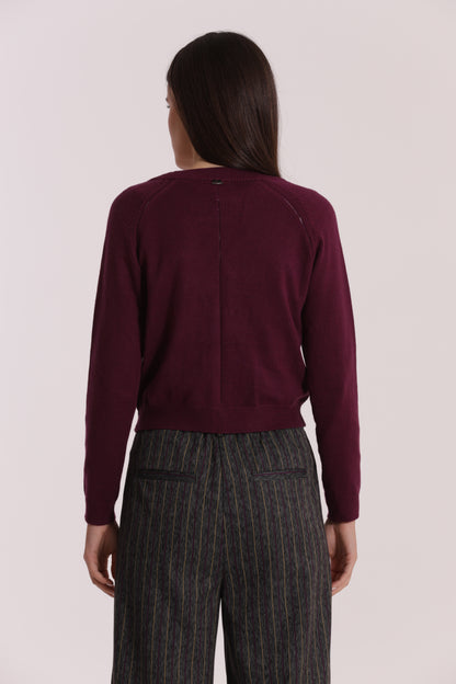 MAGLIA CARDIGAN CON BOTTONI GIOIELLO