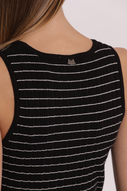 TOP IN MAGLIA A RIGHE