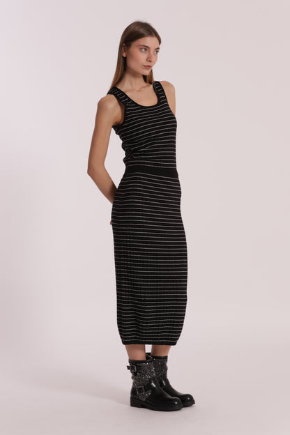 GONNA IN MAGLIA A RIGHE