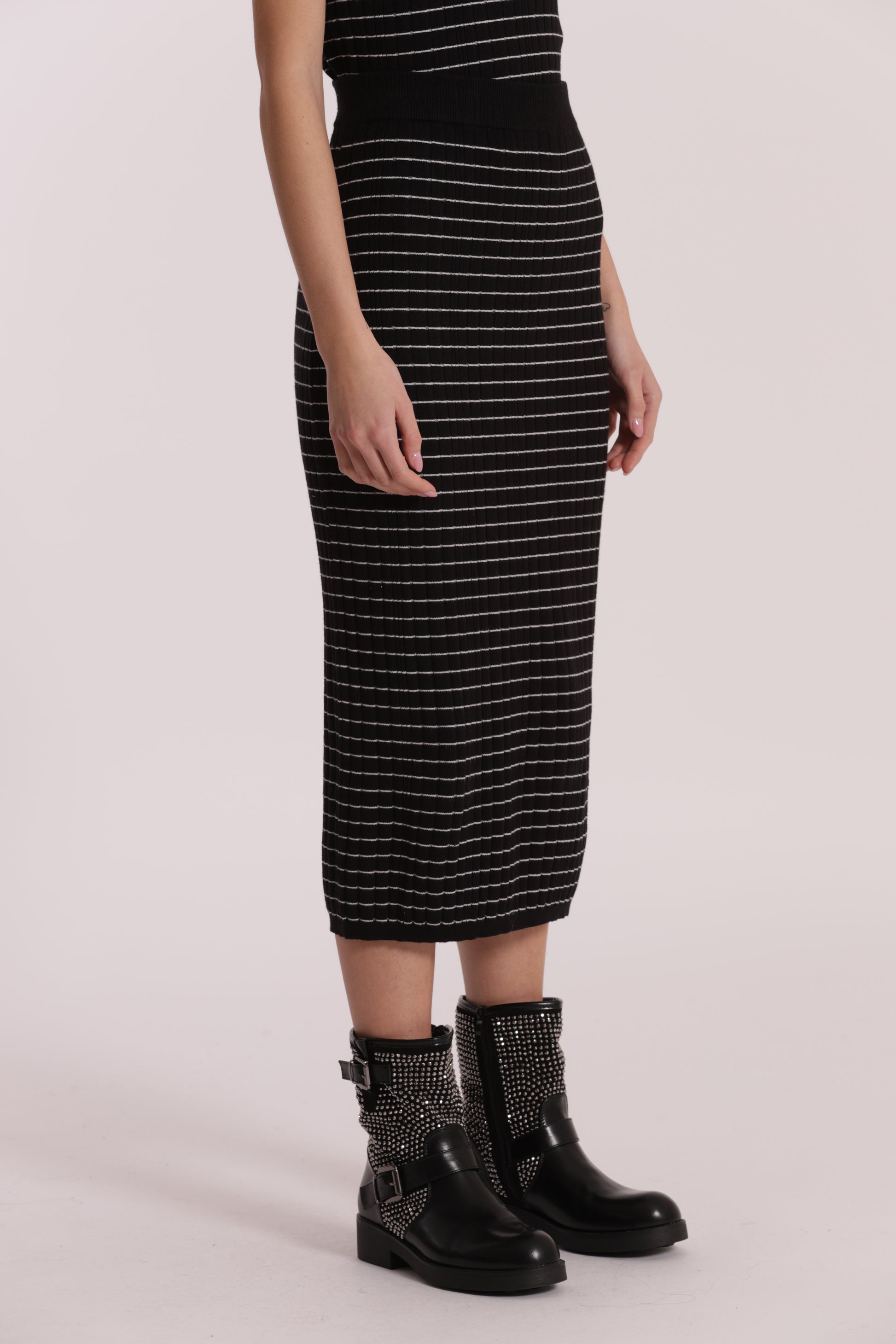 GONNA IN MAGLIA A RIGHE