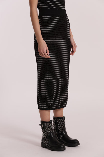 GONNA IN MAGLIA A RIGHE