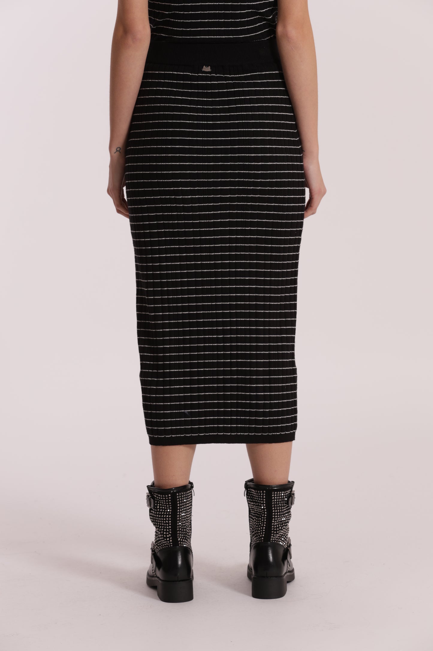 GONNA IN MAGLIA A RIGHE