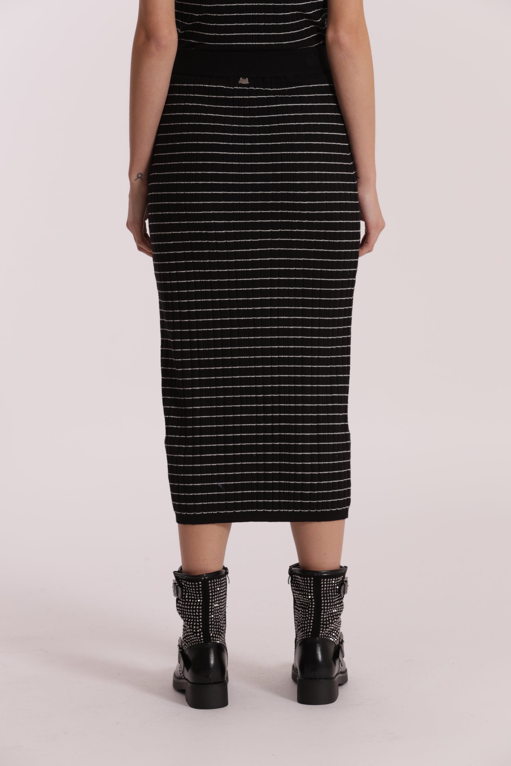 GONNA IN MAGLIA A RIGHE