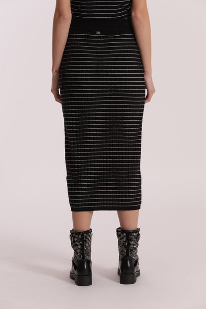 GONNA IN MAGLIA A RIGHE