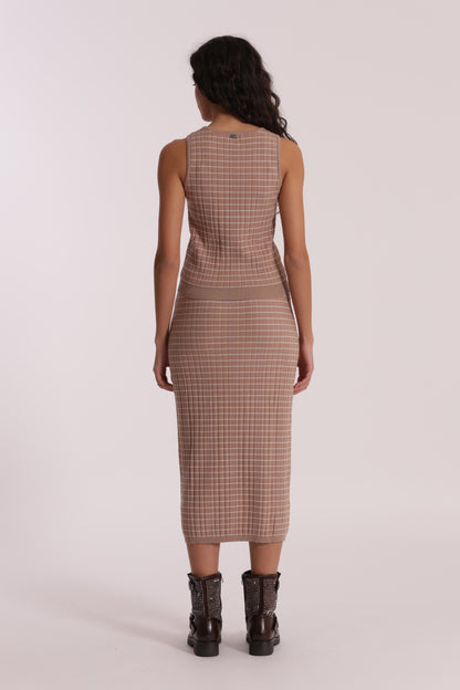 GONNA IN MAGLIA A RIGHE