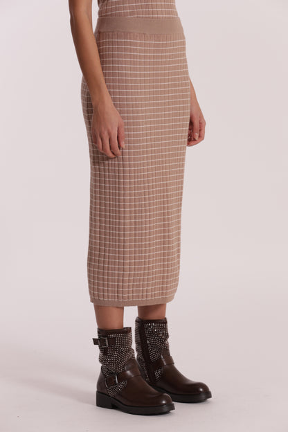 GONNA IN MAGLIA A RIGHE