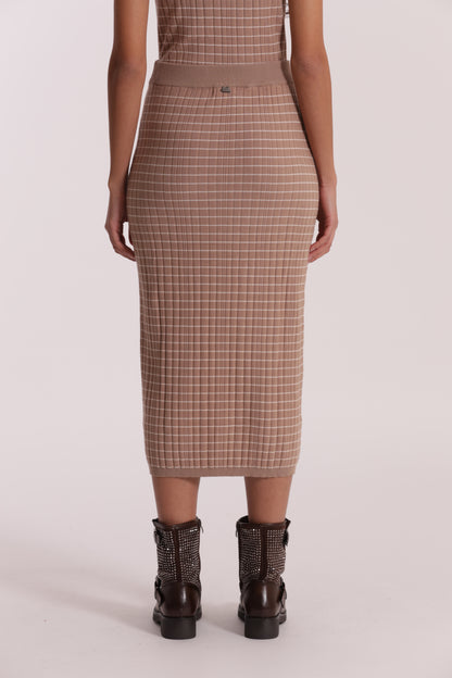 GONNA IN MAGLIA A RIGHE