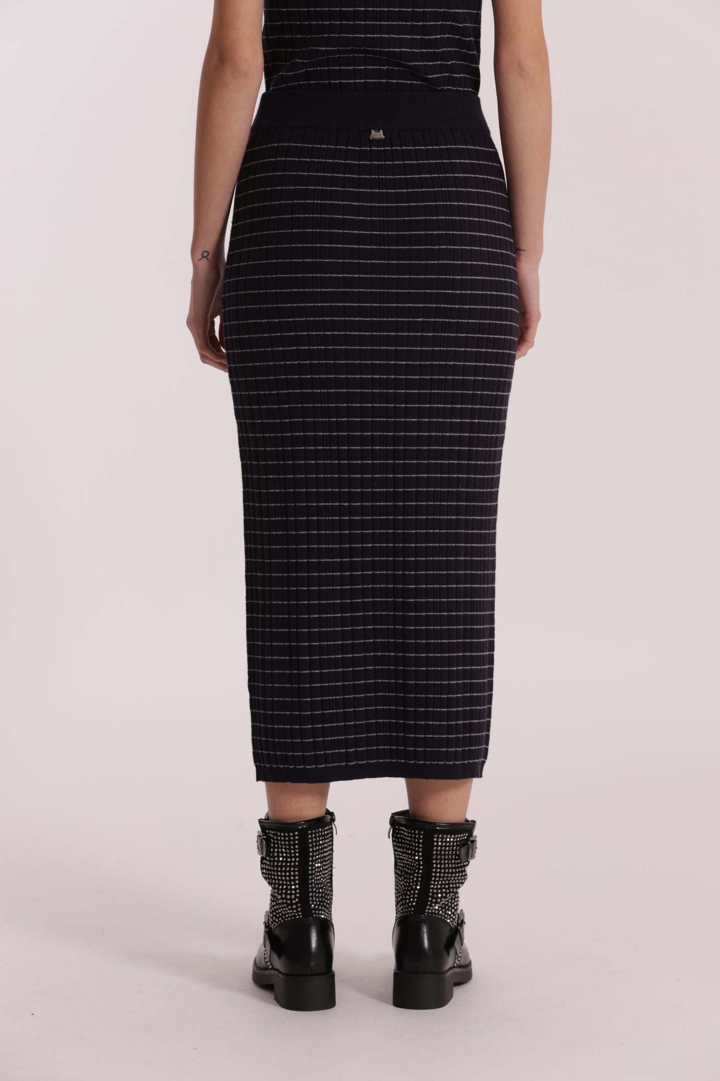 GONNA IN MAGLIA A RIGHE