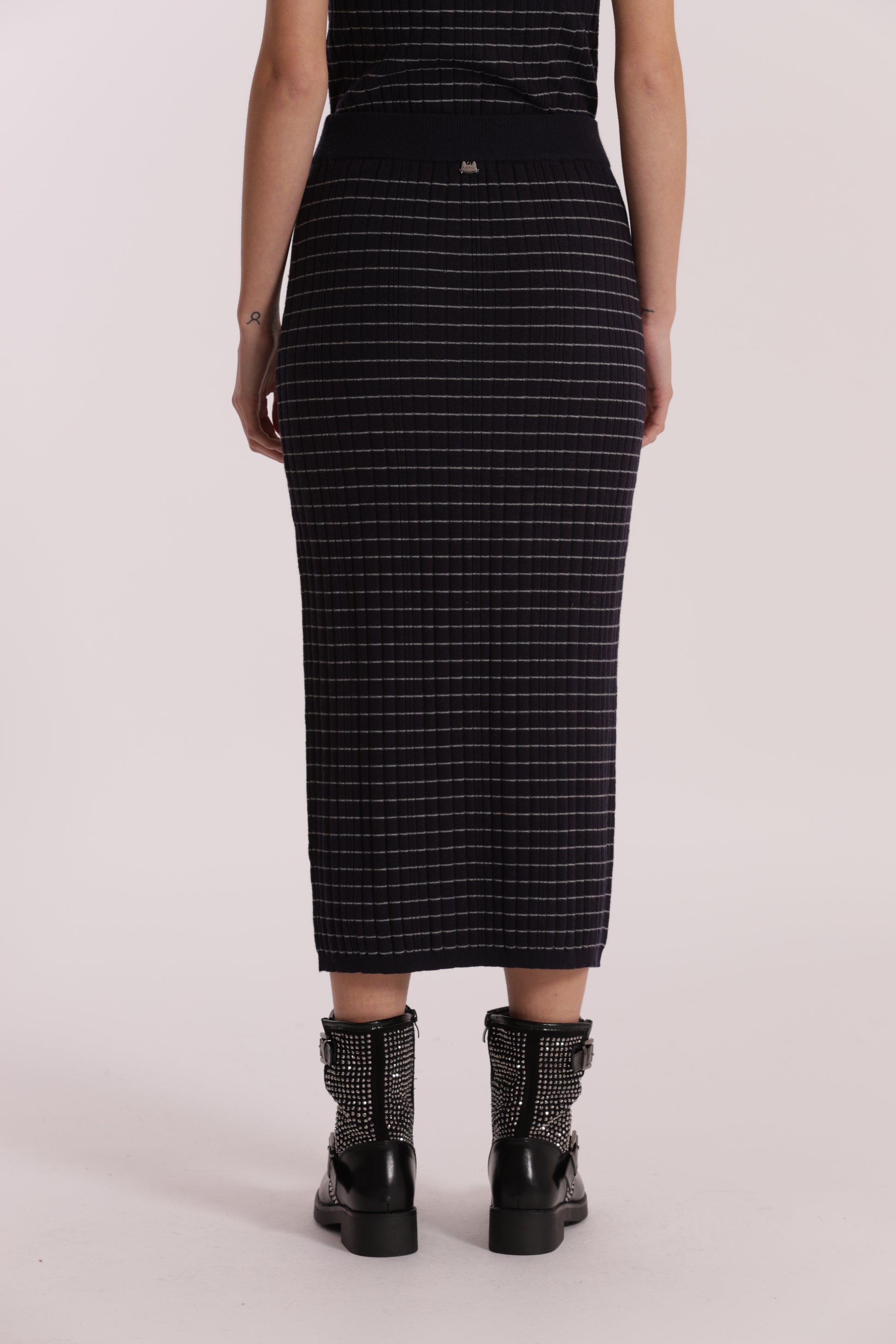 GONNA IN MAGLIA A RIGHE