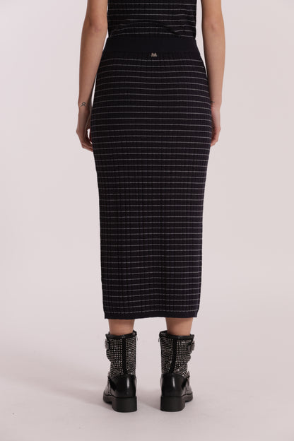 GONNA IN MAGLIA A RIGHE