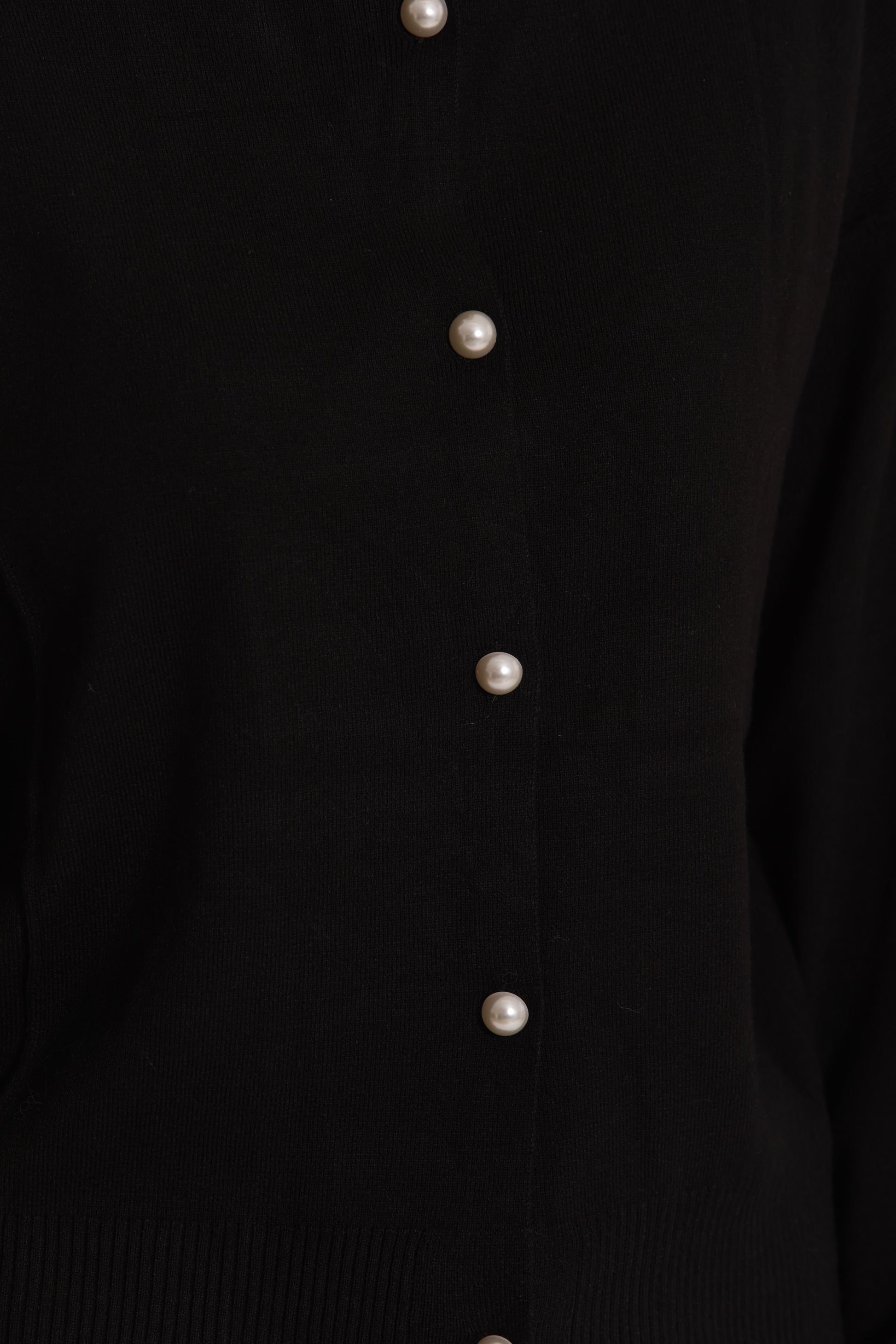 MAGLIA CARDIGAN CON BOTTONI PERLE