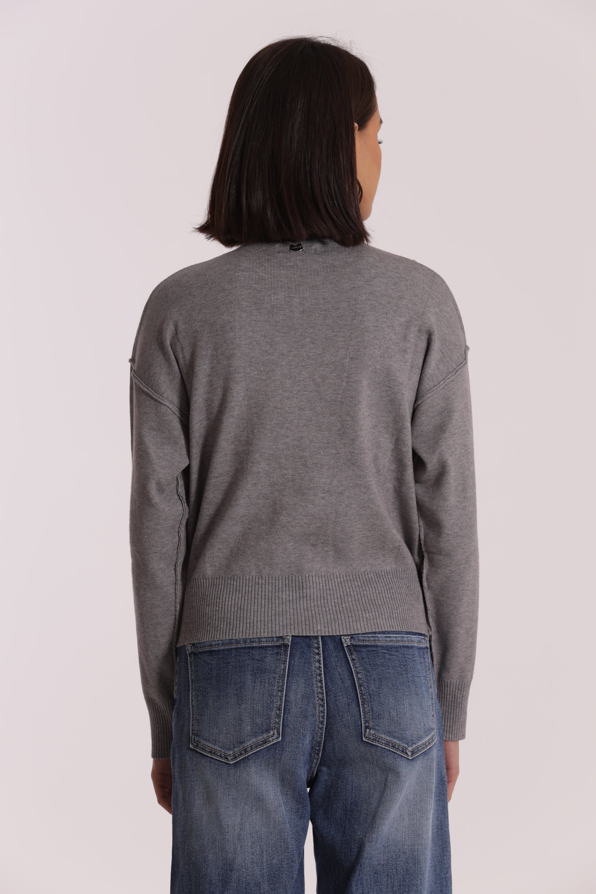 MAGLIA CARDIGAN CON BOTTONI PERLE