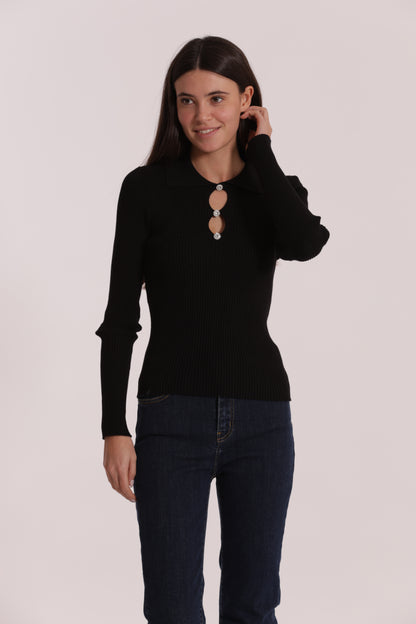 MAGLIA POLO CUT OUT