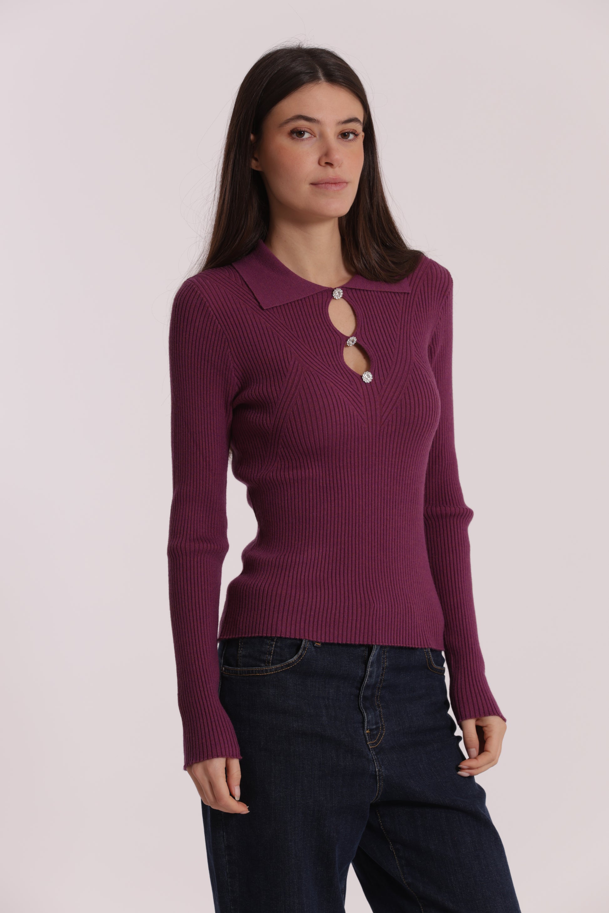 MAGLIA POLO CUT OUT