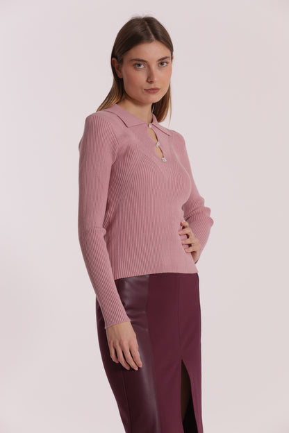 MAGLIA POLO CUT OUT