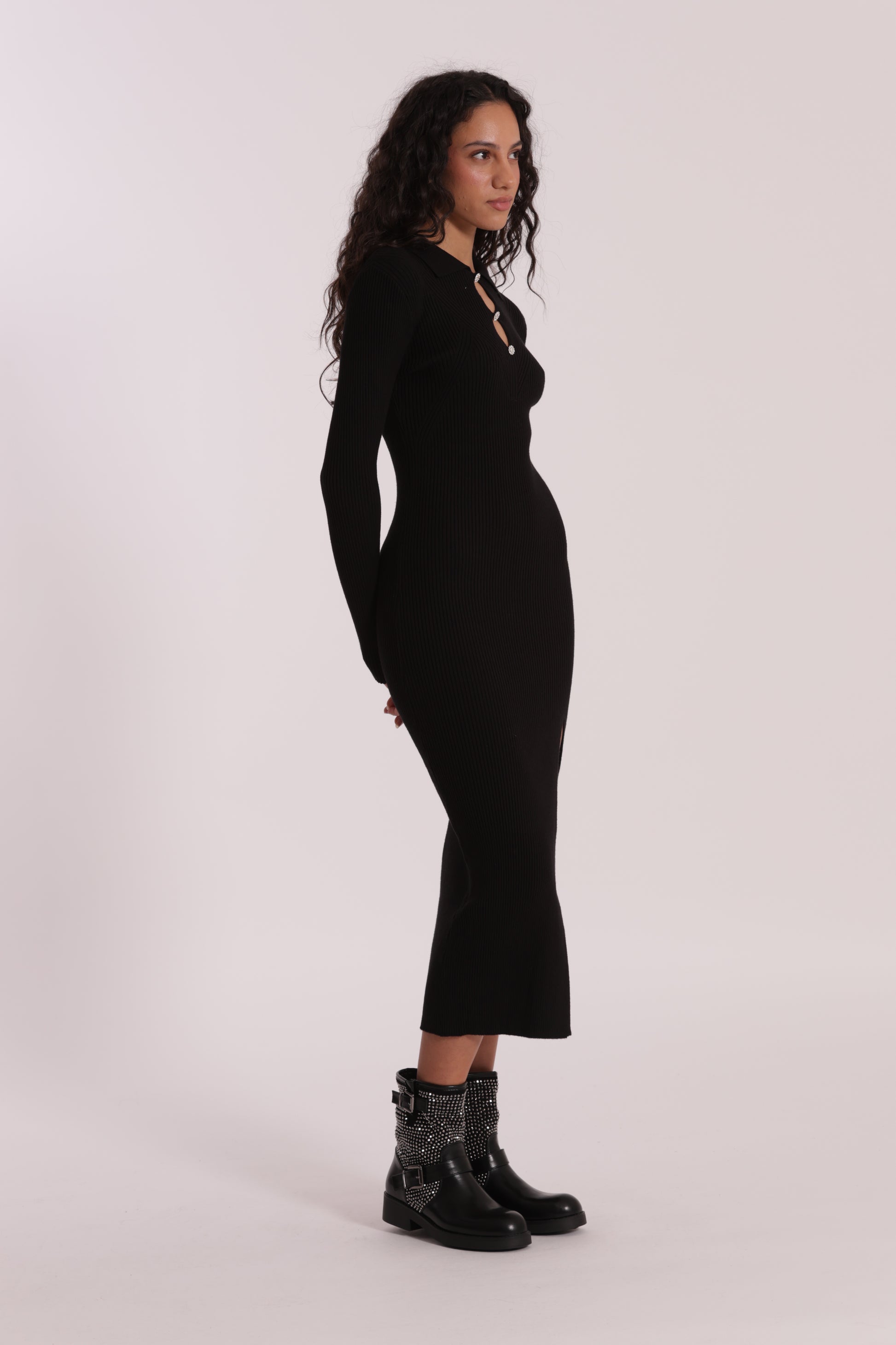ABITO IN MAGLIA POLO CUT OUT