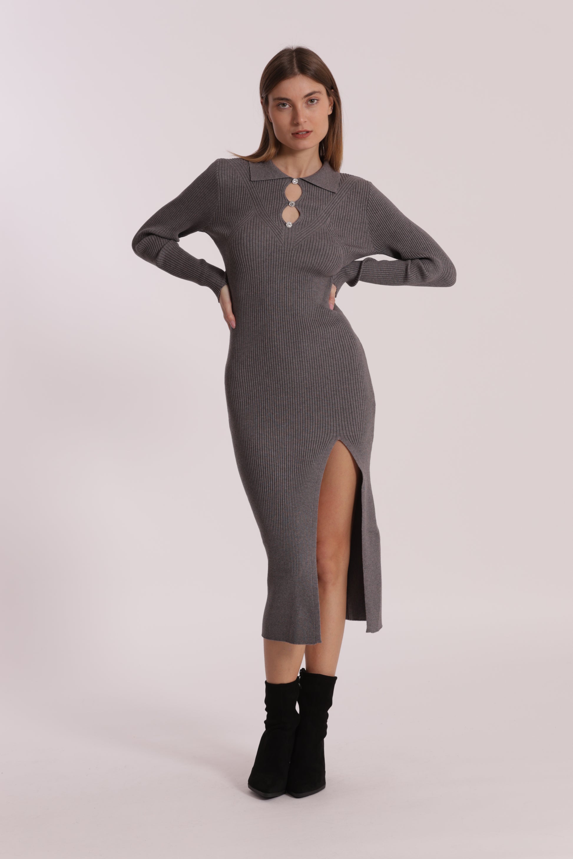 ABITO IN MAGLIA POLO CUT OUT