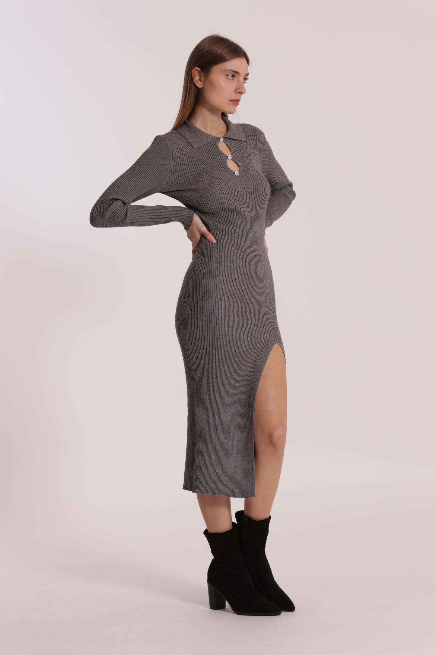 ABITO IN MAGLIA POLO CUT OUT