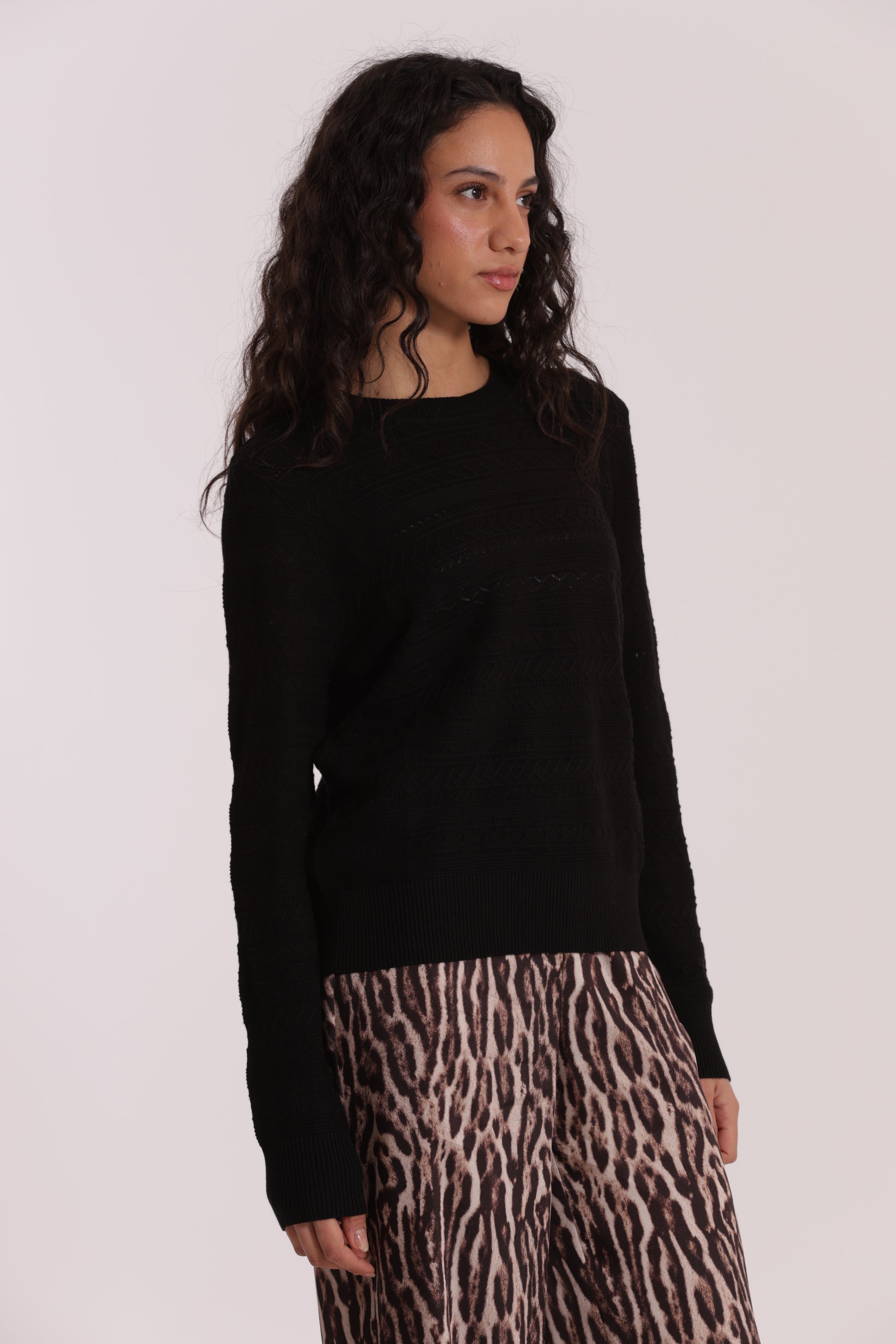 MAGLIA SCOLLO TONDO TRAFORATO