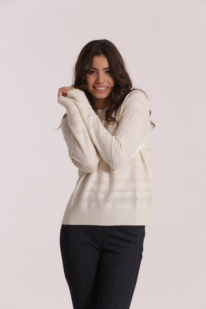 MAGLIA SCOLLO TONDO TRAFORATO