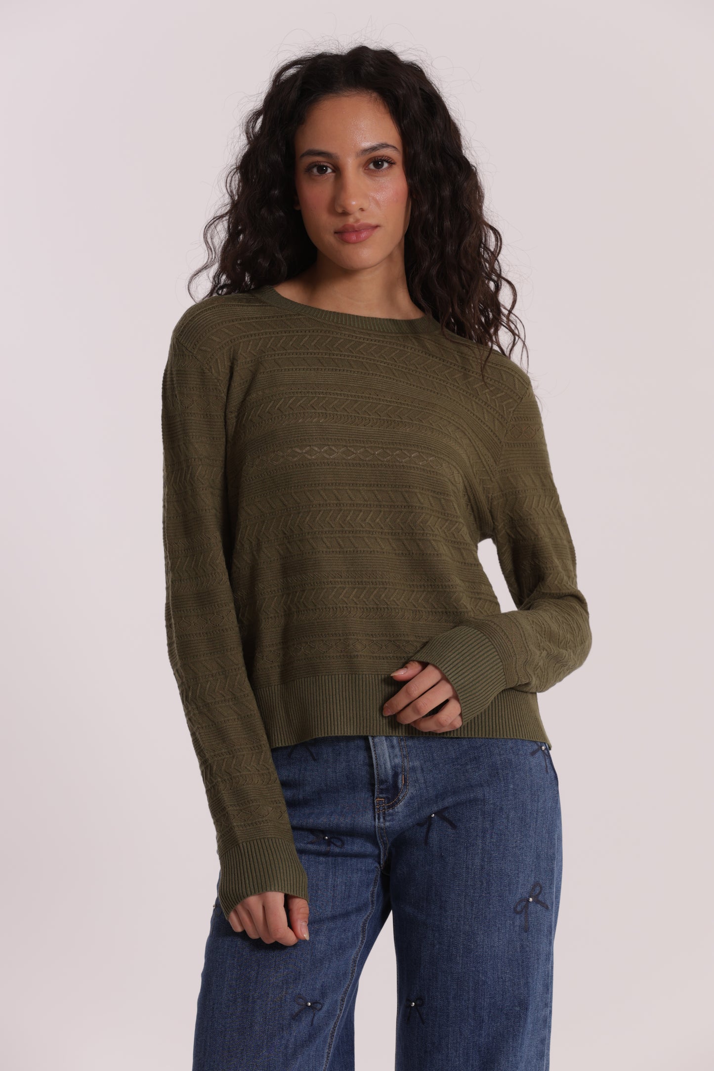 MAGLIA SCOLLO TONDO TRAFORATO