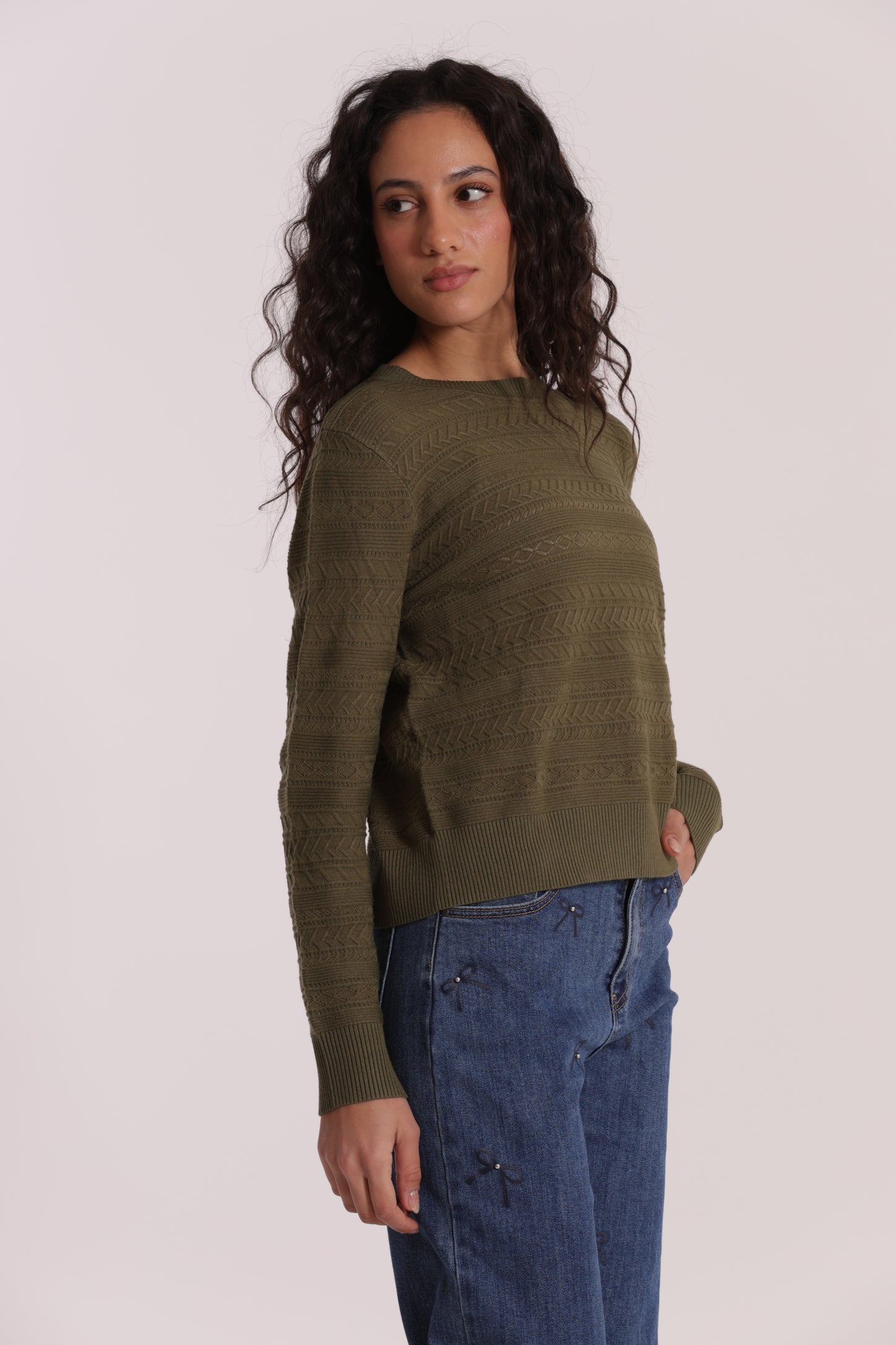 MAGLIA SCOLLO TONDO TRAFORATO