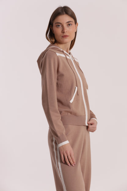 FELPA IN MAGLIA BICOLOR