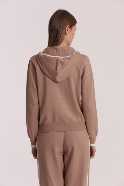 FELPA IN MAGLIA BICOLOR