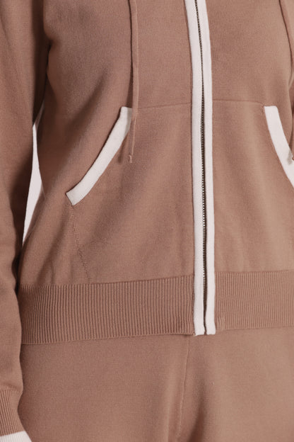 FELPA IN MAGLIA BICOLOR